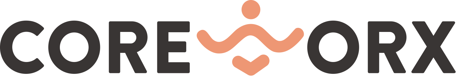CoreWorx Yoga Studio Dubai, Black Logo